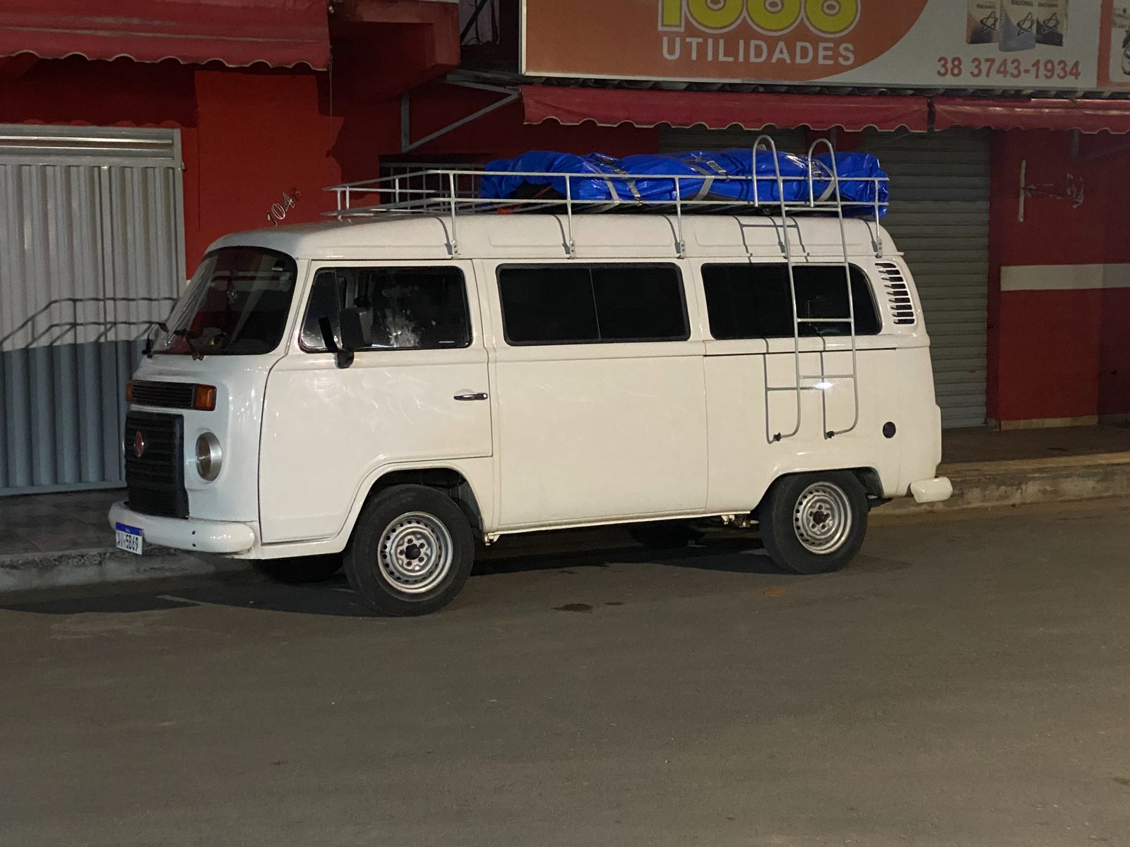 An old Volkswagen Kombi van used for trips across Brazil.